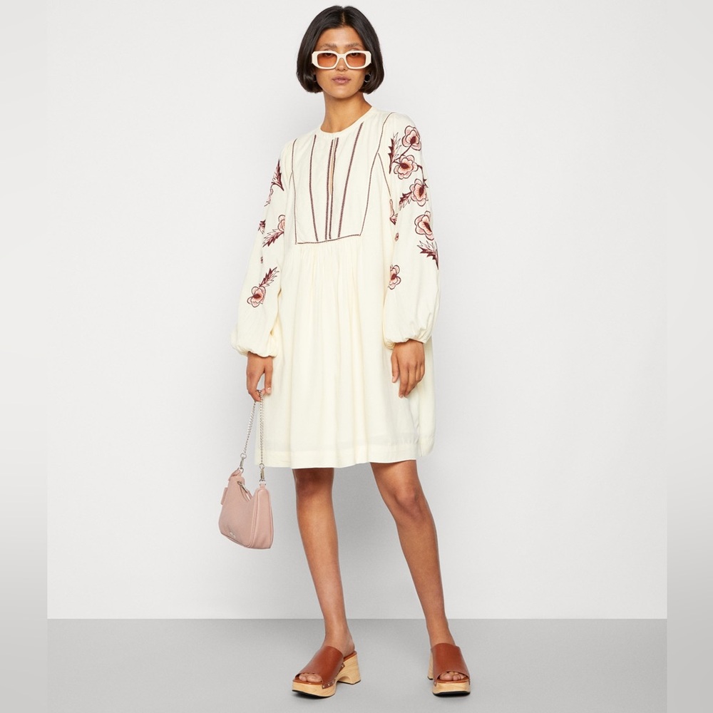 Scotch‎ & Soda Embroidered Shirt Dress Size XS